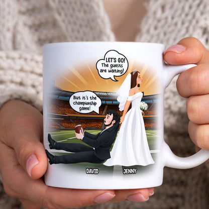 Personalized Gifts For Couple American Football Coffee Mug 05totn121224pa