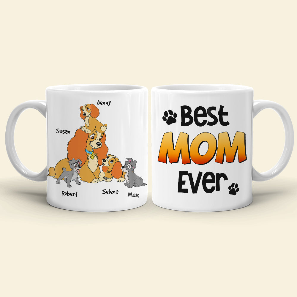 Best Dog Mom Ever, Personalized Mug, Mother's Day Gift For Dog Lovers
