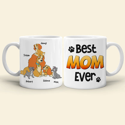 Best Dog Mom Ever, Personalized Mug, Mother's Day Gift For Dog Lovers