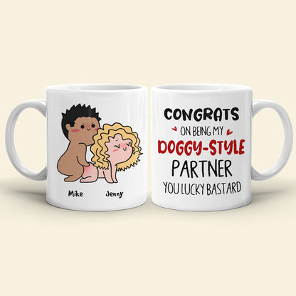 Congrats On Being My Partner-Personalized Coffee Mug DR-WHM-01nahn210623hh