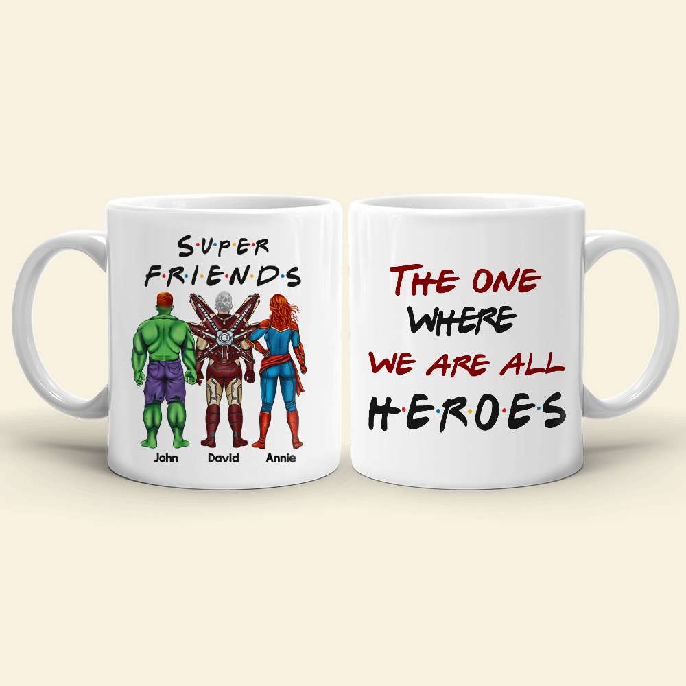 Super Friends 06DNHN050623TM Personalized Mug