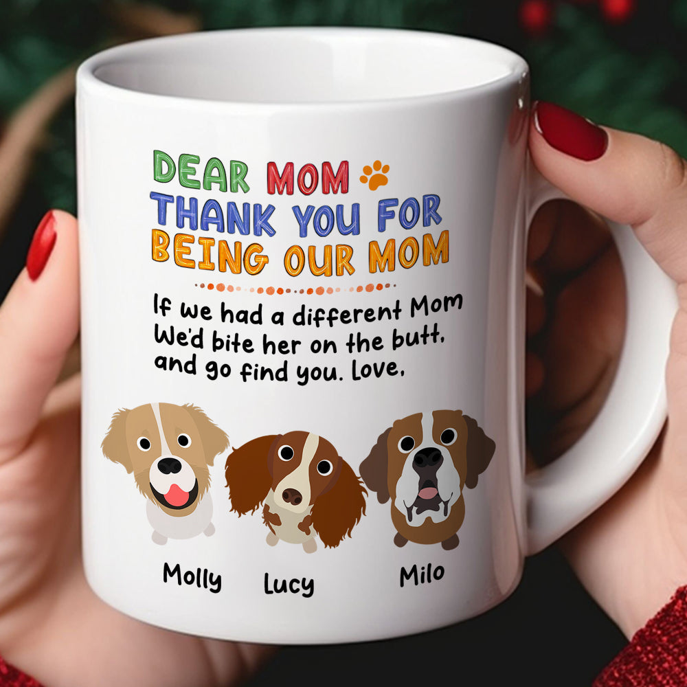 Personalized Gifts For Dog Mom Coffee Mug 05HUPU260124 Mother's Day