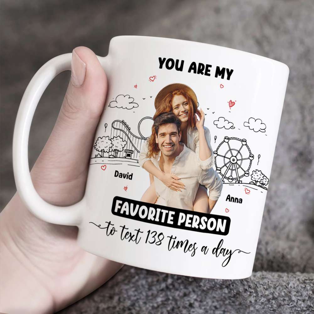 You're My Favorite Person, Personalized Coffee Mug, Best Couple Gifts