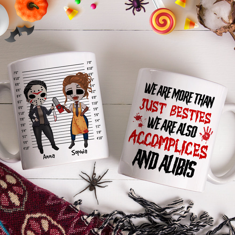 We Are Accomplishes And Abilis Personalized Horror Besties Coffee Mug Gift For Friend