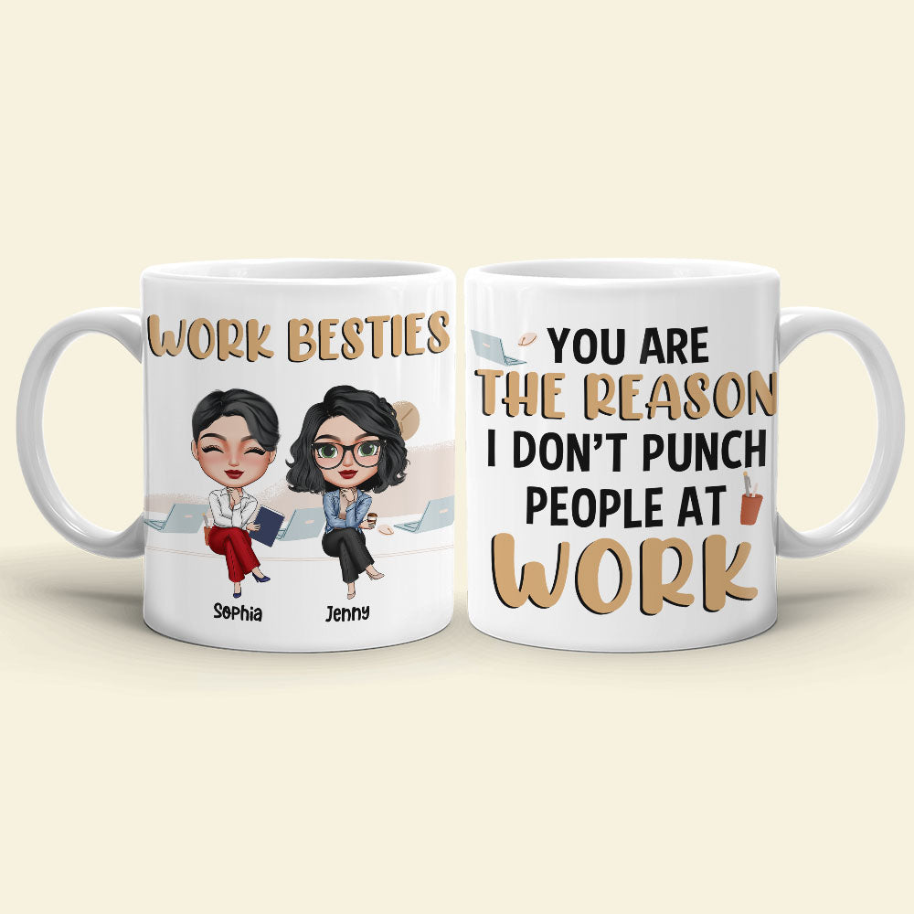 Exceptional Coworker, Best Work Friend, Personalized Coffee Mug, Perfect Gifts For Coworker