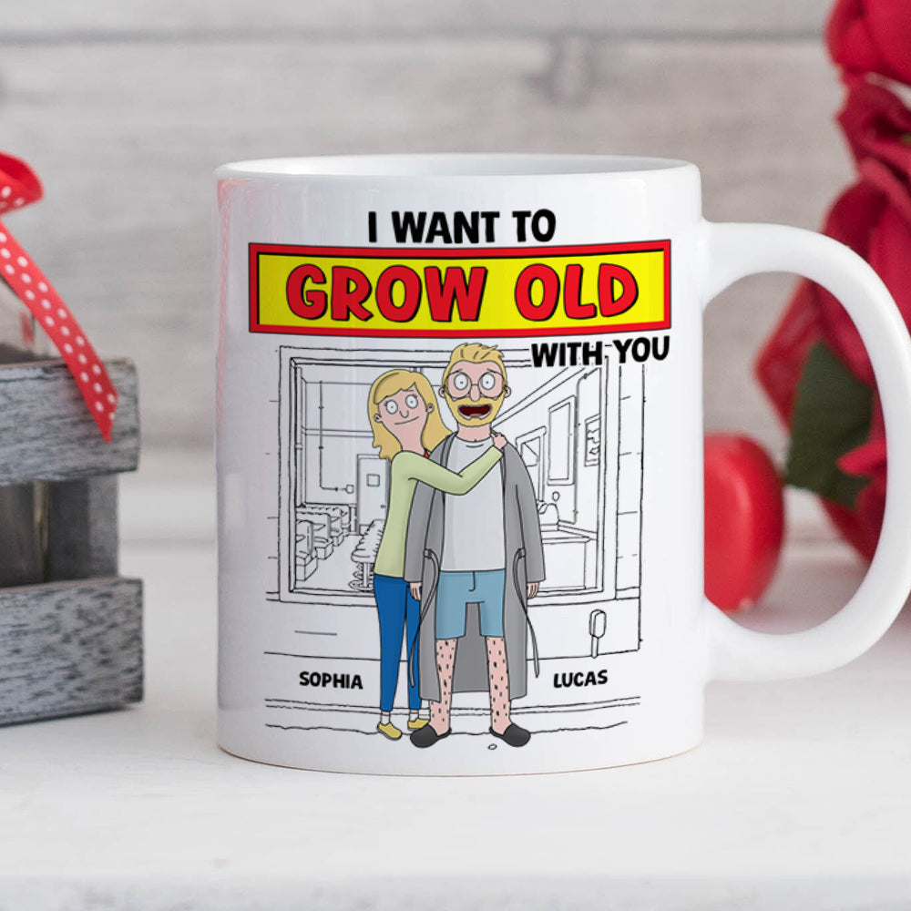 Personalized Gifts For Couple Coffee Mug 04xqtn271224hg I Want To Grow Old With You