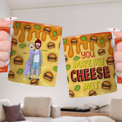 Personalized Gifts For Couple Accent Mug Melt Cheese 01TGQN271224HG