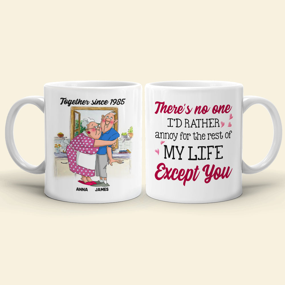 There's No One I'd Rather Annoy, Personalized Tumbler, Gifts For Couple