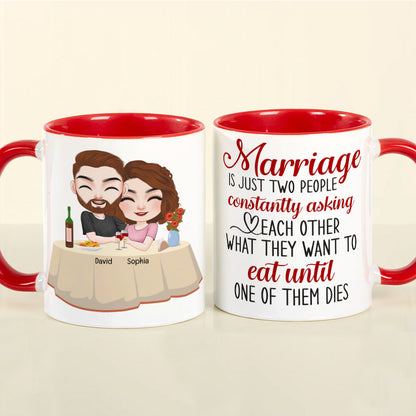Marriage Is Just Two People, Personalized Tumbler, Gift For Couple