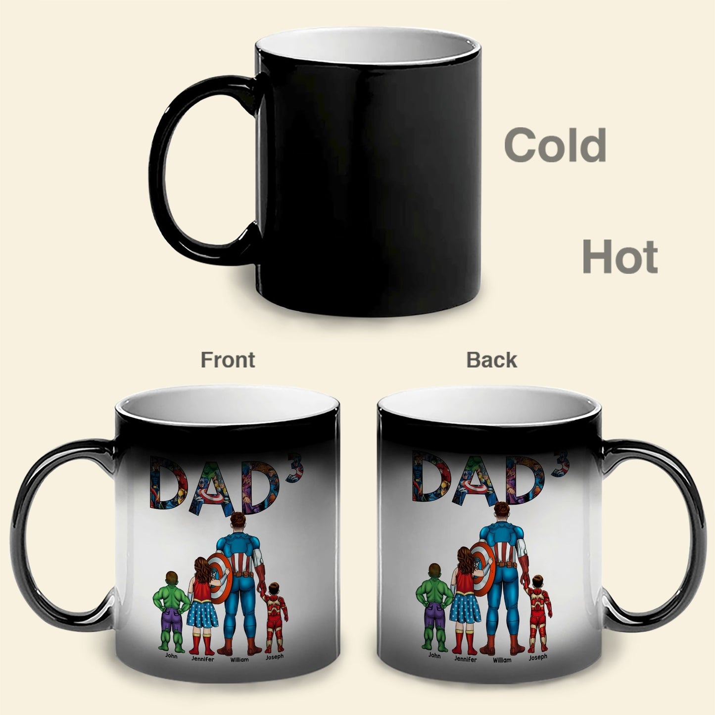 Personalized Gifts For Dad Magic Mug 032qhqn290324pa