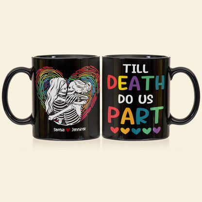 Till Death Do Us Part- Gift For Couple-Personalized Coffee Mug