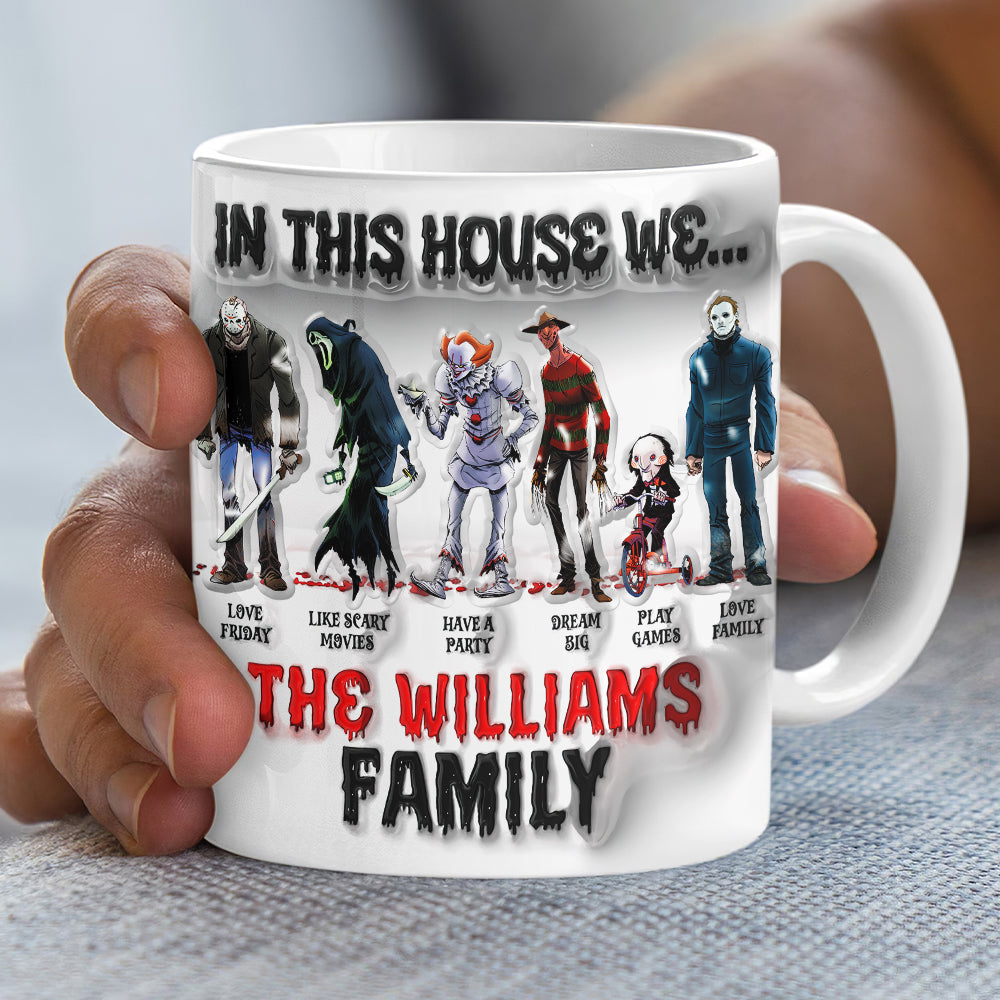 Personalized Gifts For Family Mug Horror Movie Characters 05naqn020824