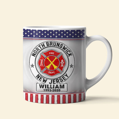 Custom Rank Badge Gifts For Firefighter Mug 03qhqn020824