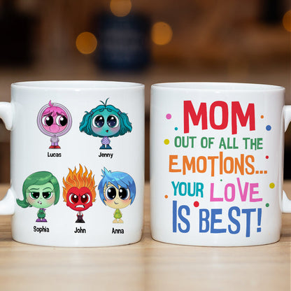 Personalized Gifts For Mom Coffee Mug 03natn150325 Your Love Is Best