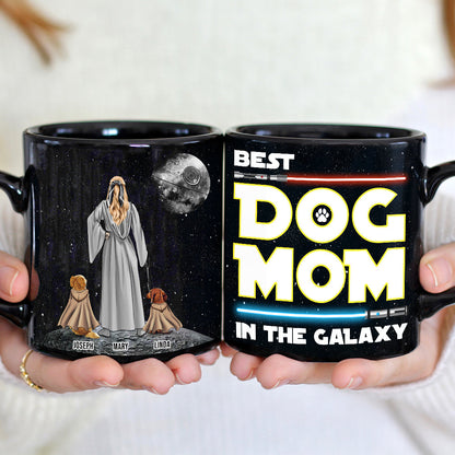 Personalized Gifts For Mom Coffee Mug Best Dog Mom In The Galaxy 011QHTH210324DAHHHG
