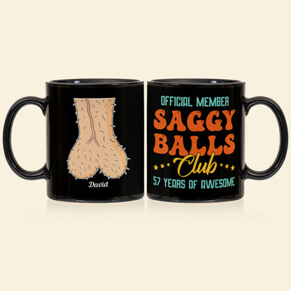 Office Member Saggy Balls Club-Gift For Father-Personalized Coffee Mug-Father's Day Mug