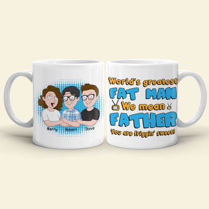 Dad Fat Man 03dnpo100623hh Personalized Coffee Mug