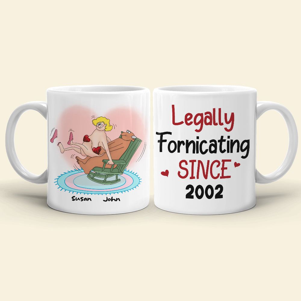 Personalized Naughty Couple Mug, Gift For Couples