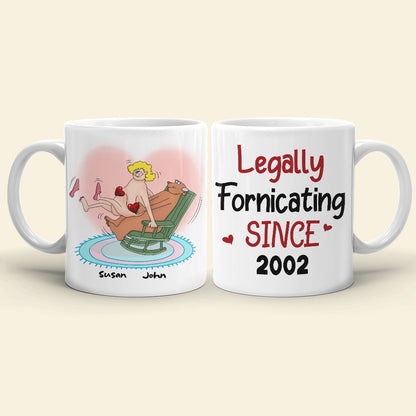 Personalized Naughty Couple Mug, Gift For Couples