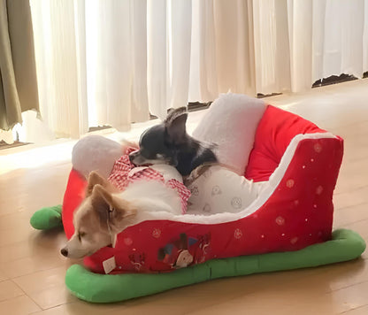 Christmas Sleigh Pet Bed