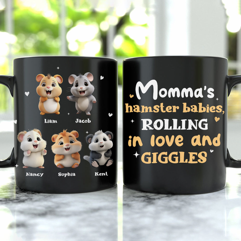 Personalized Gifts For Mom Coffee Mug Momma's Hamster Babies