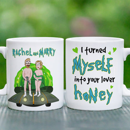 Personalized Gifts For Couple Coffee Mug Naughty Couple & UFO 03totn060724hg