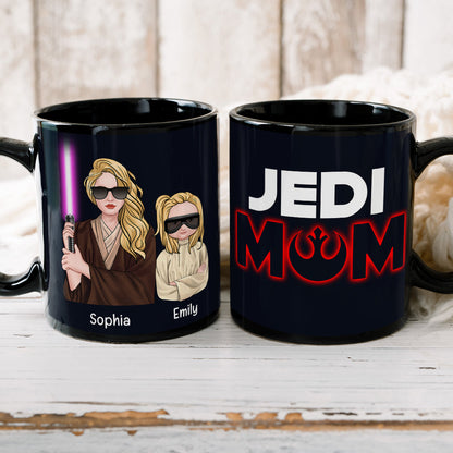 Mom-Personalized Coffee Mug- Gift For Mom-Mom Black Mug- BLM-02qhqn010423tm