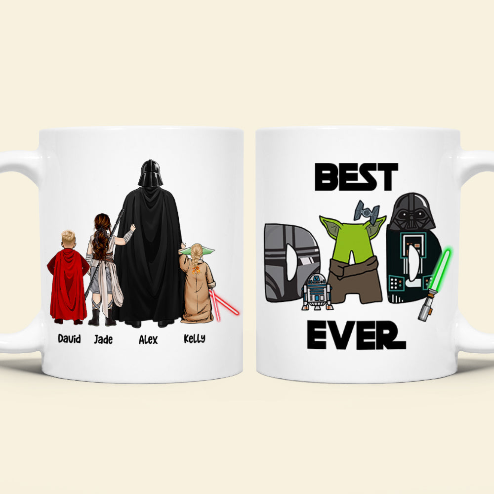 Personalized Gifts For Dad Coffee Mug Best Dad Ever 03HUHN220124HHHG