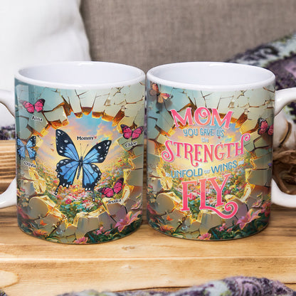 Personalized Gifts For Mom Coffee Mug, Butterfly 03TGDT310325
