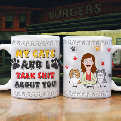 Adorable Little Cats Coffee Mug - Personalized Gifts For Cat Lover 04QHLU010425HG