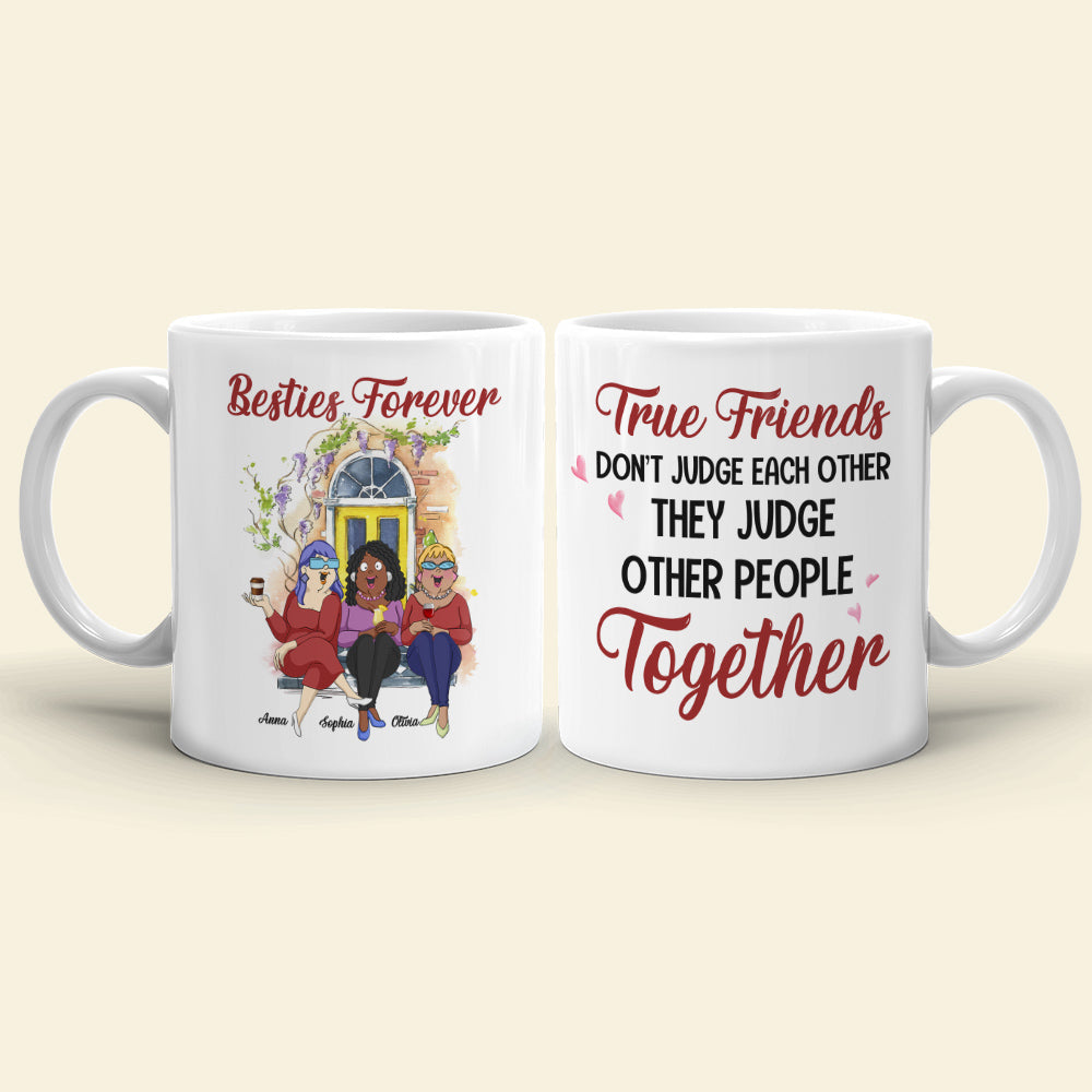 Besties Forever Personalized Mug,Gift For Friends