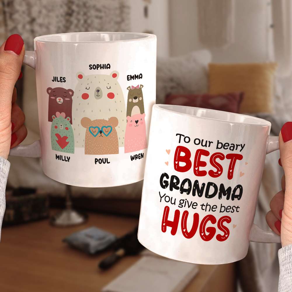 Personalized Gifts For Mom Coffee Mug To Our Beary Best Mama