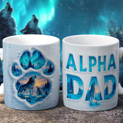 Alpha Wolf Dad Mug Personalized Gifts For Dad 01QHDT130525