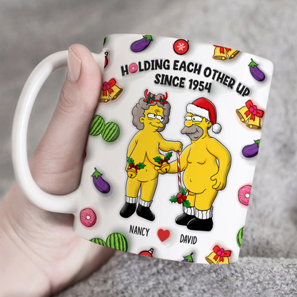 Personalized Christmas Gifts For Naughty Old Couple Inflated Mug 02kapu091024pa