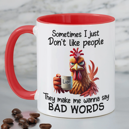 Personalized Gifts For Coworker Coffee Mug Bad Words 03xqpu150125