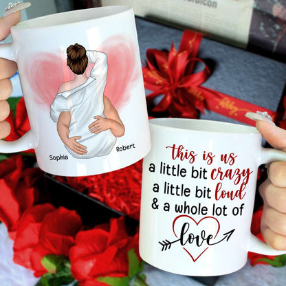 Couple Make Love Sweet Day White Mug