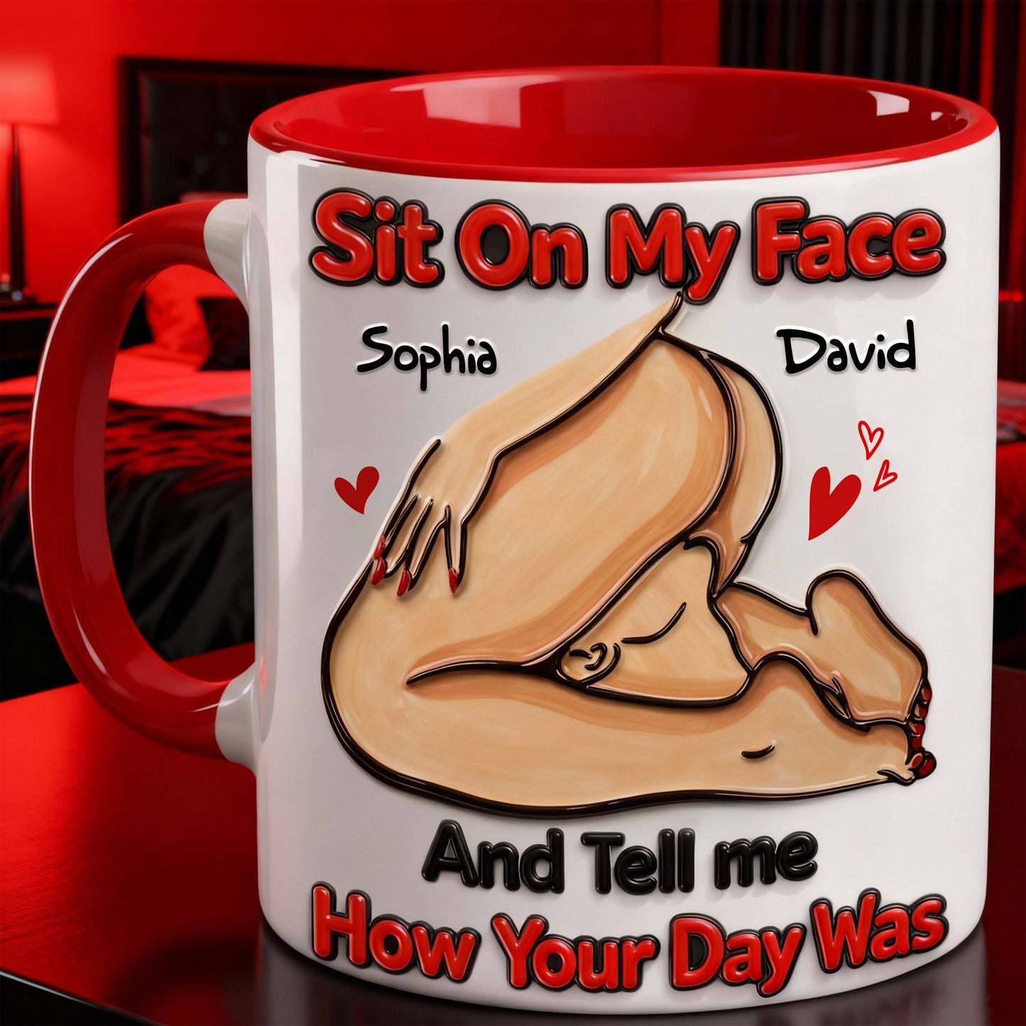 How Your Day Was Couple Coffee Accent Mug - Personalized Gift For Couple 04HULU270126