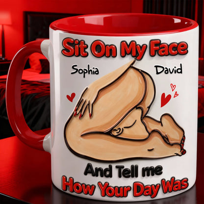 How Your Day Was Couple Coffee Accent Mug - Personalized Gift For Couple 04HULU270126