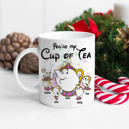 You're My Cup Of Tea Personalized Mom Mug Gift For Family