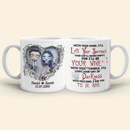 Horror Couple 05BHLH060123 White Mug