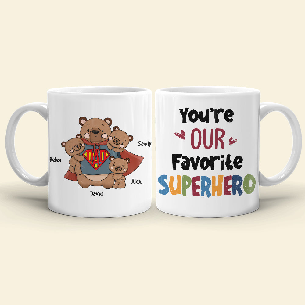 Bear Dad Personalized Coffee Mug 05nahn250423ha
