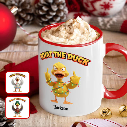 Funny Holiday Duck Coffee Mug - Personalized Gifts For Duck Lovers 03namg031125