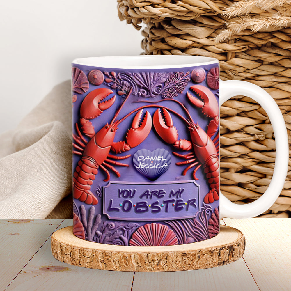 Personalized Gifts For Couple Mug, Lobster Couple 03QHLU101224