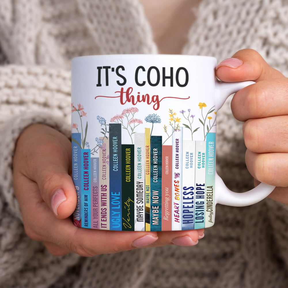 It's Coho Things, Personalized 03NATN141223 Bookworms Coffee Mug, Gift For Book Lovers
