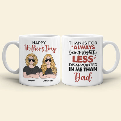 Happy Mother's Day, Gift For Mom, Personalized Mug, Mom And Kid Coffee Mug, Mother's Day Gift