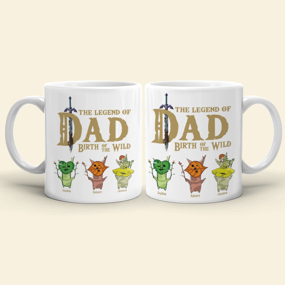 Legend Of Dad 07NAQN310523 Personalized Family Gaming Mug