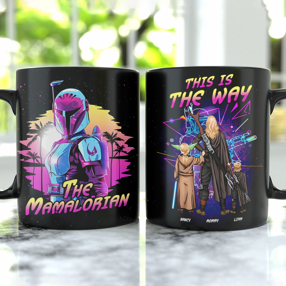 Galaxy Mom Coffee Mug - Personalized Gift For Mom 02QHPU260325HHHG