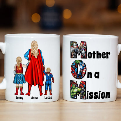 Personalized Gifts For Mom Coffee Mug 05totn070325pa Mother On A Mission