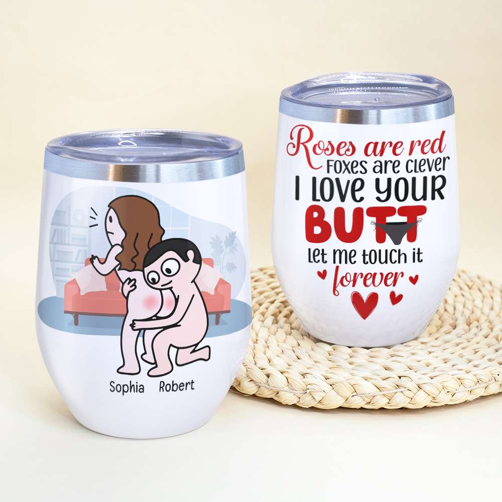 Roses Are Red, Personalized Mug, Gift For Naughty Couple