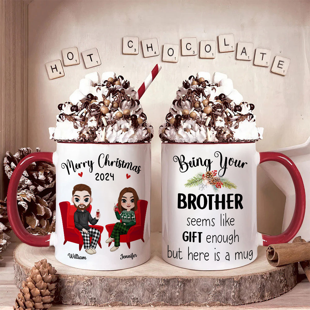 Personalized Gifts For Brother Coffee Mug Christmas 01ACDT300924HH